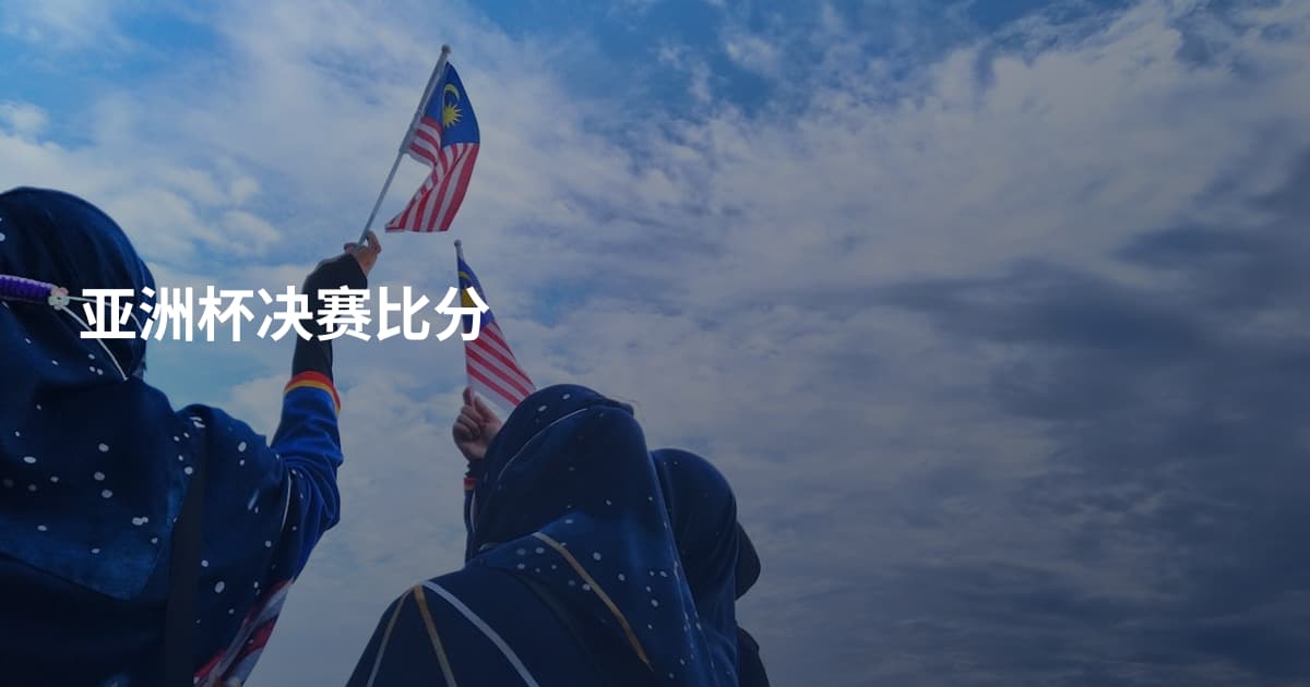 亚洲杯决赛比分