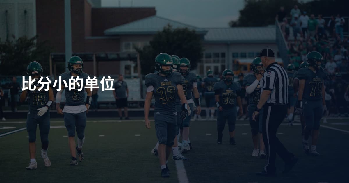 比分小的单位