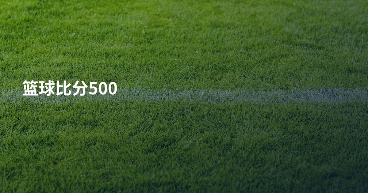 篮球比分500