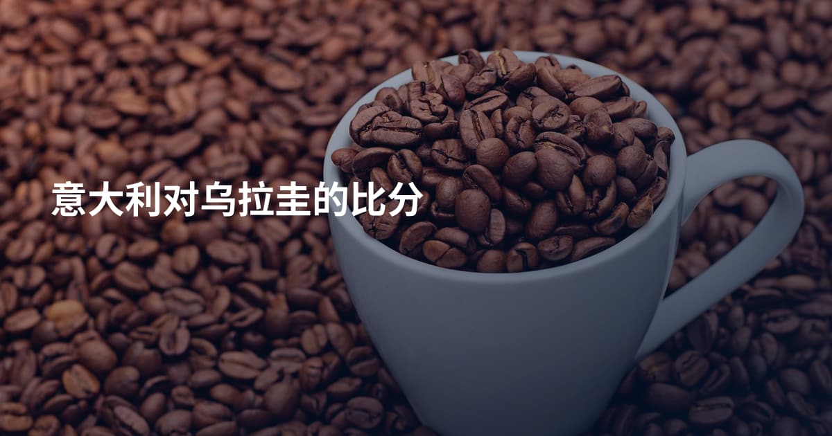 意大利对乌拉圭的比分