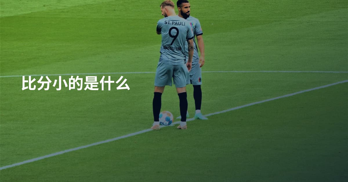 比分小的是什么