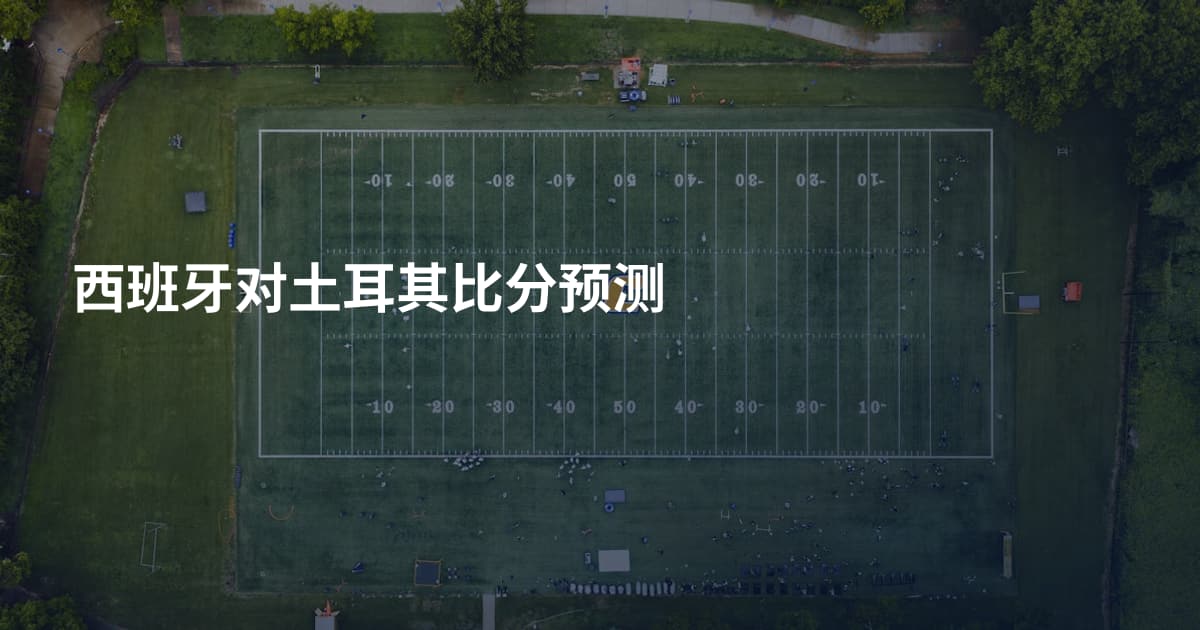 西班牙对土耳其比分预测
