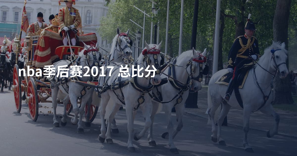 nba季后赛2017 总比分