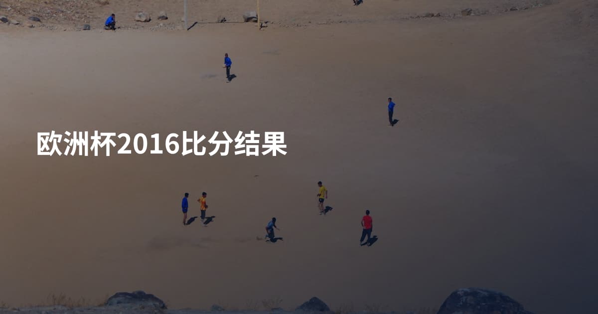 欧洲杯2016比分结果