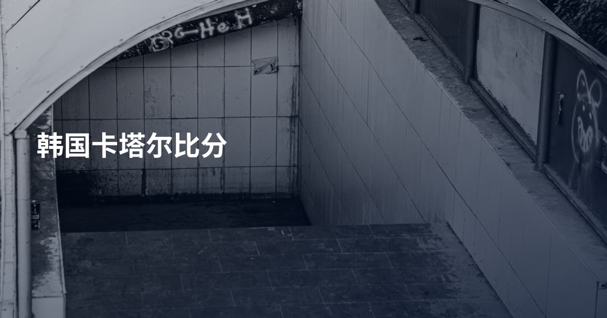 韩国卡塔尔比分