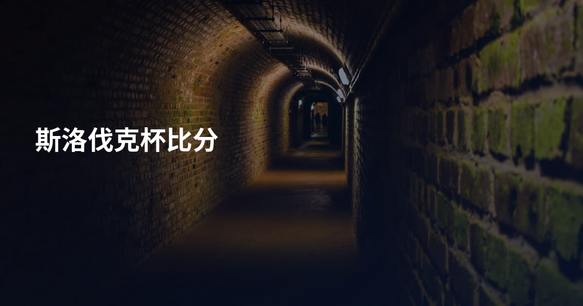 斯洛伐克杯比分