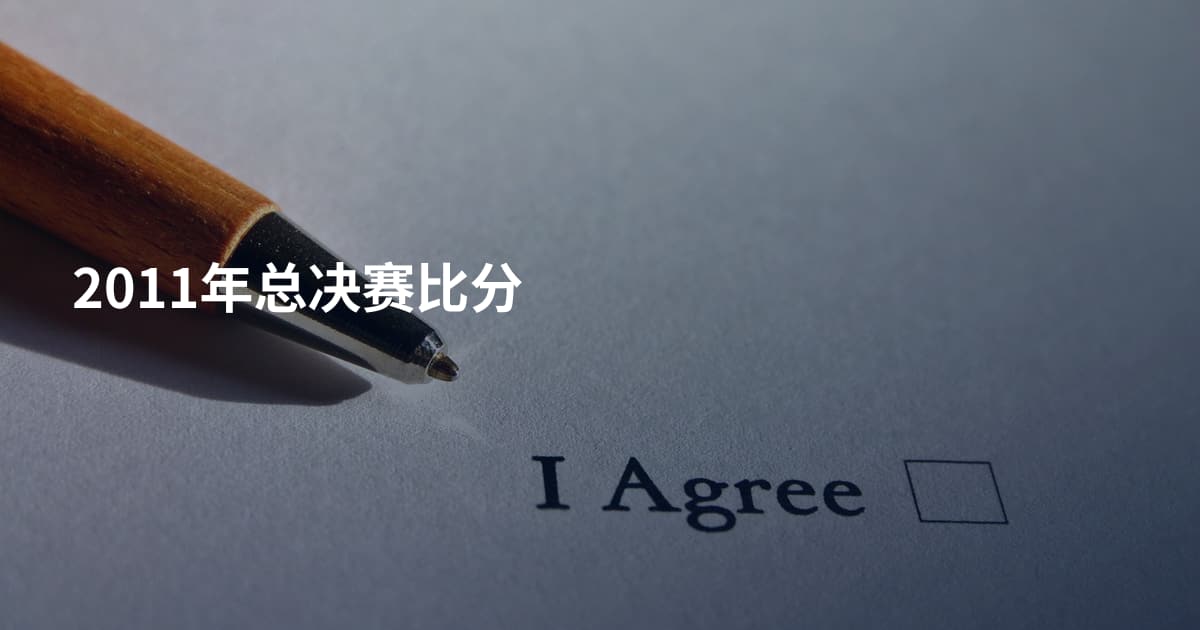 2011年总决赛比分