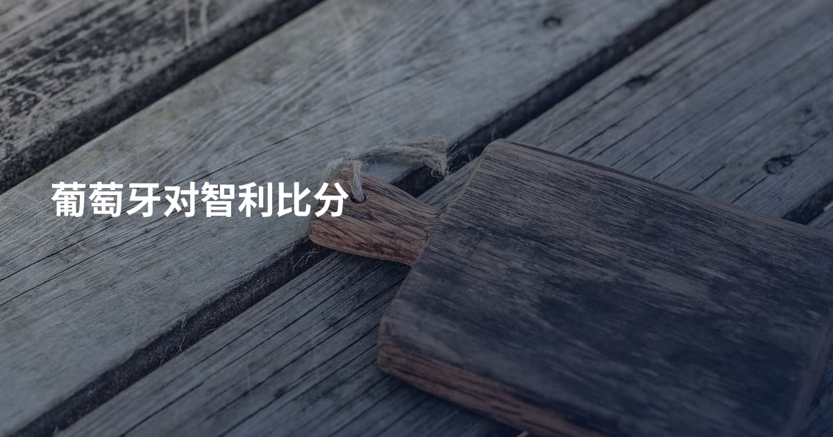 葡萄牙对智利比分