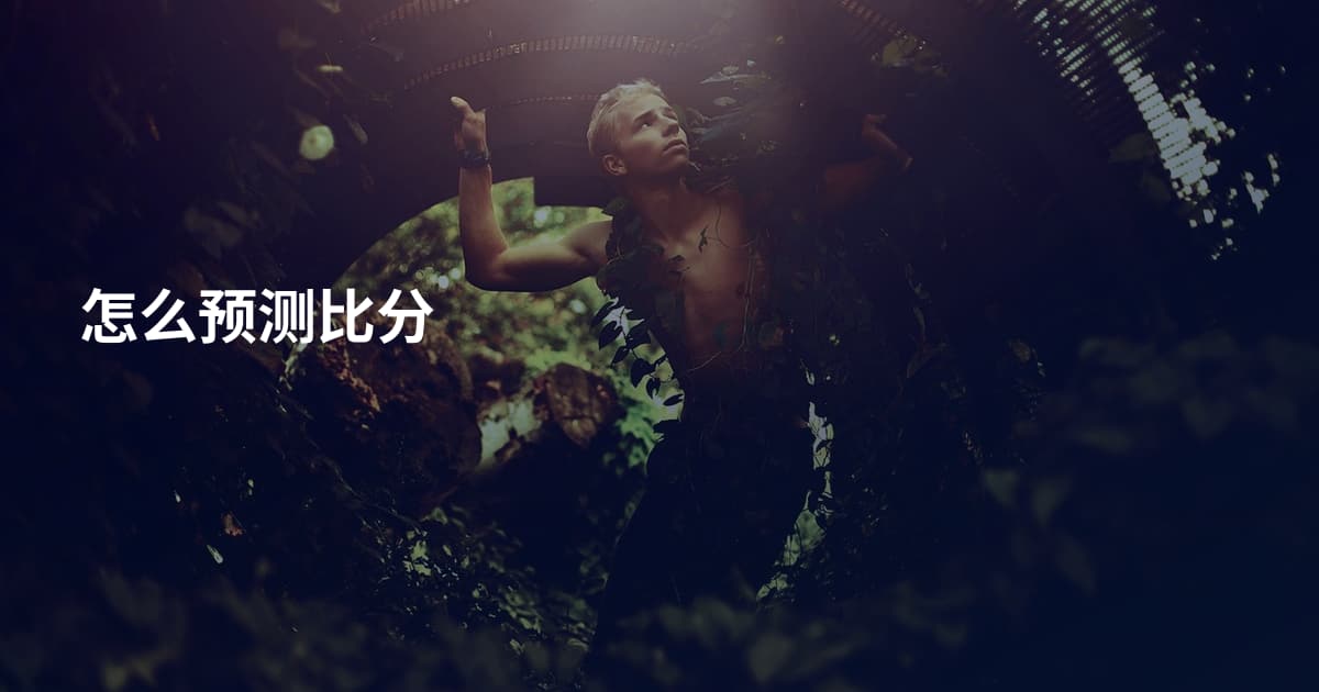 怎么预测比分