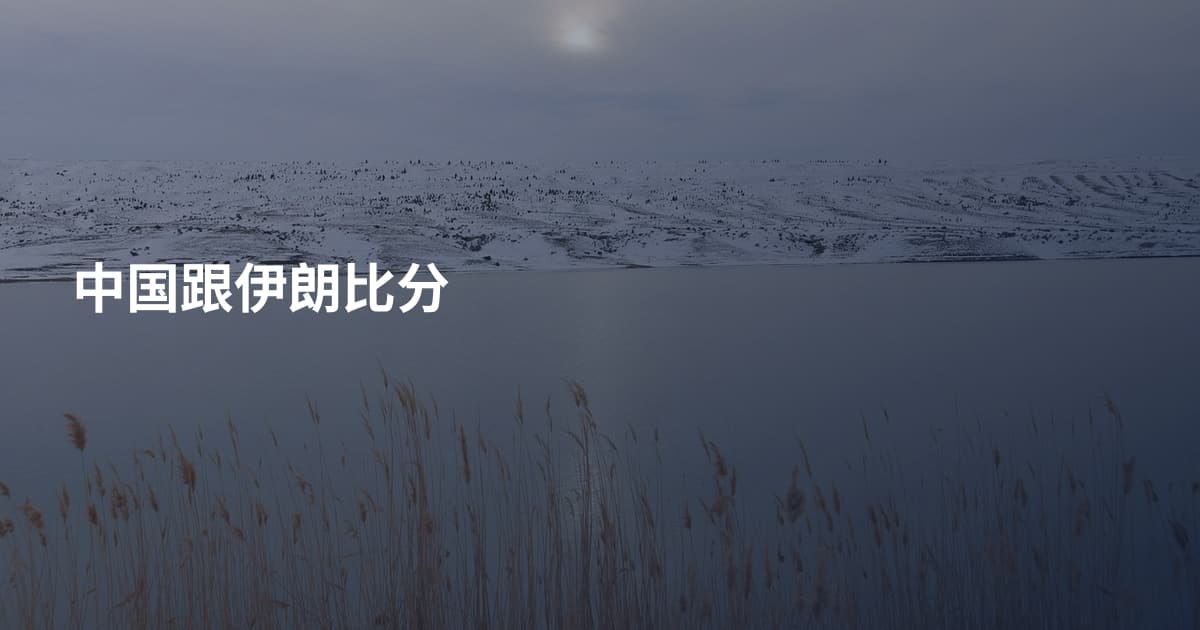 中国跟伊朗比分