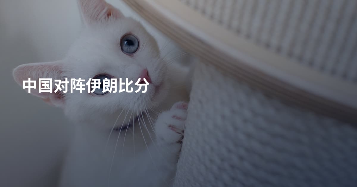 中国对阵伊朗比分