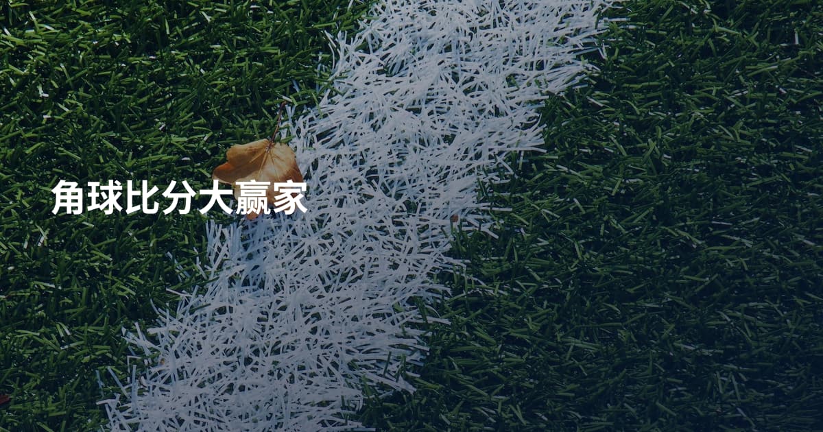 角球比分大赢家