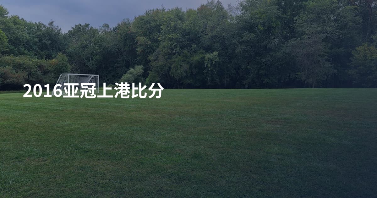 2016亚冠上港比分