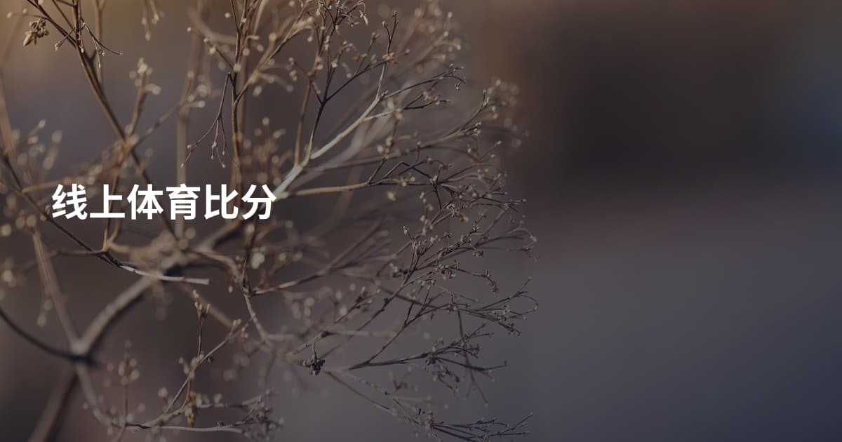 线上体育比分