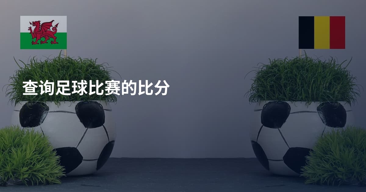 查询足球比赛的比分
