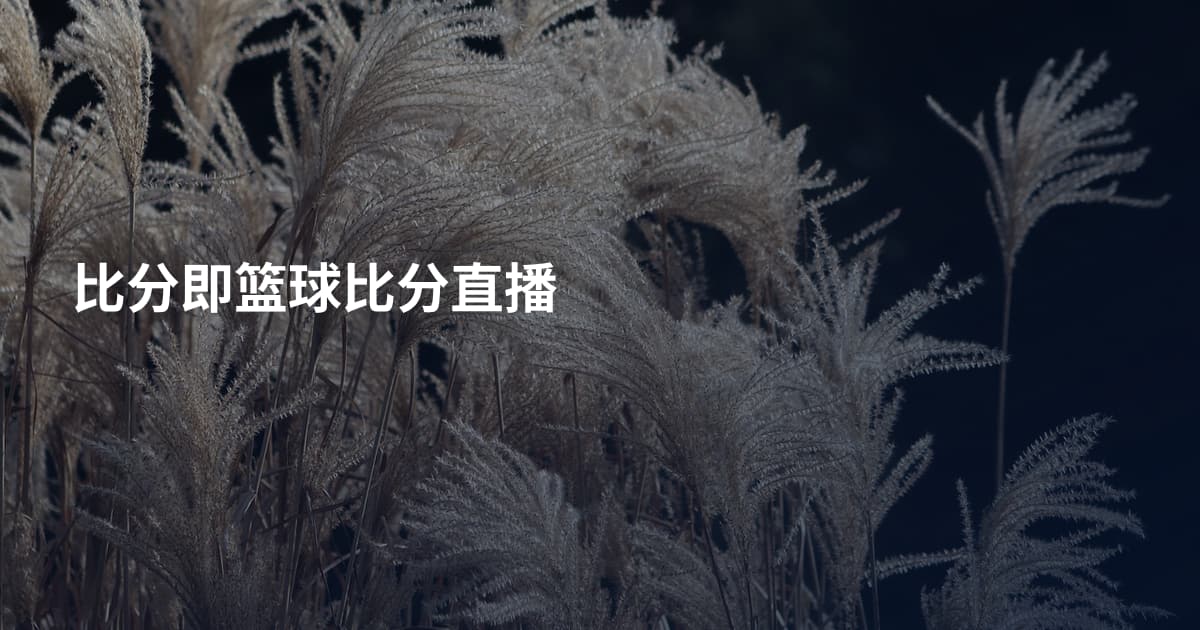 比分即篮球比分直播