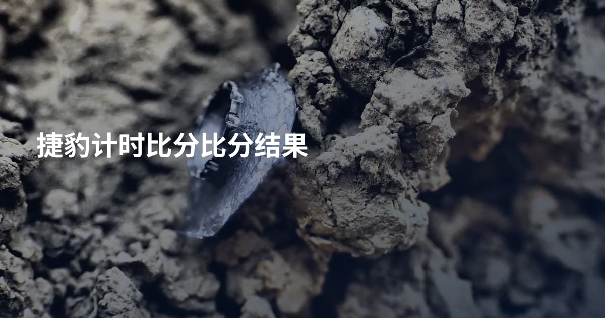捷豹计时比分比分结果