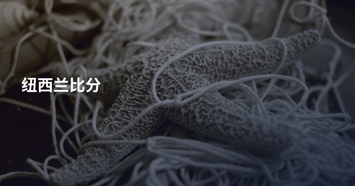 纽西兰比分