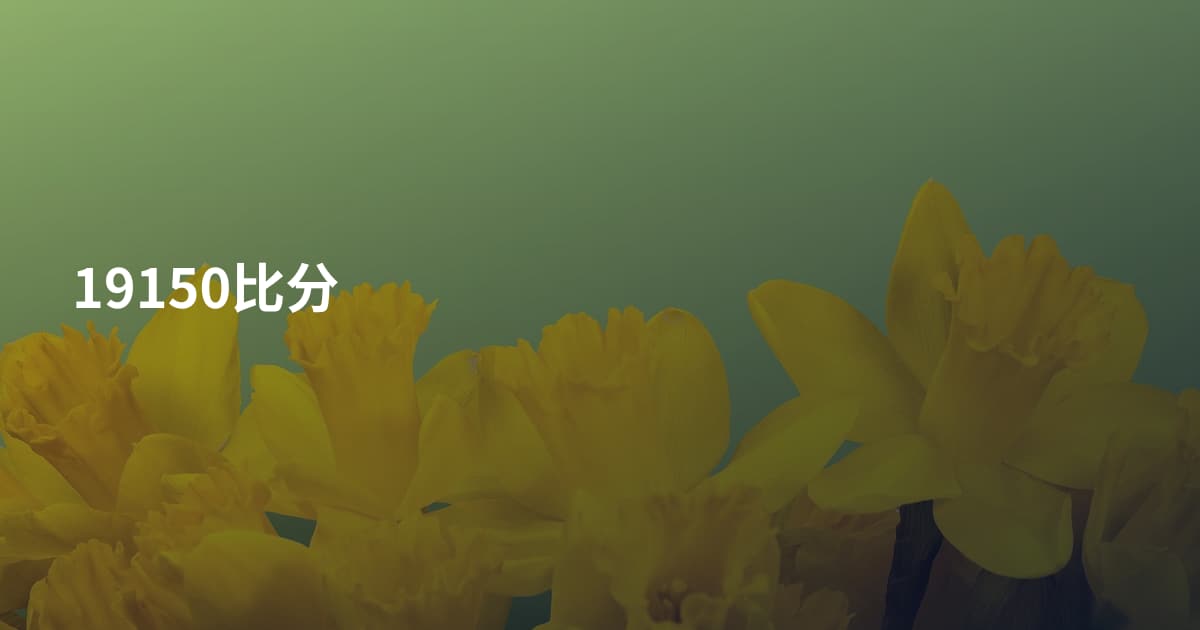19150比分