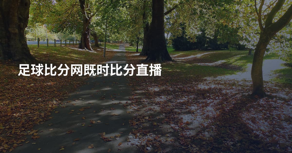 足球比分网既时比分直播