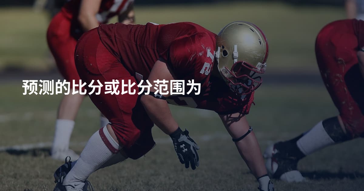 预测的比分或比分范围为