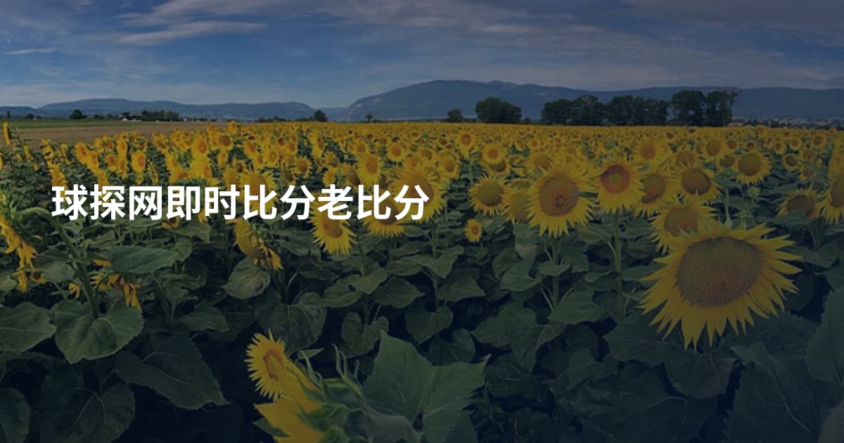 球探网即时比分老比分