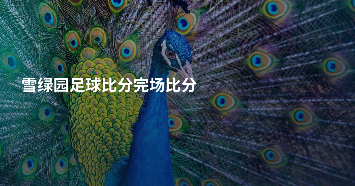 雪绿园足球比分完场比分