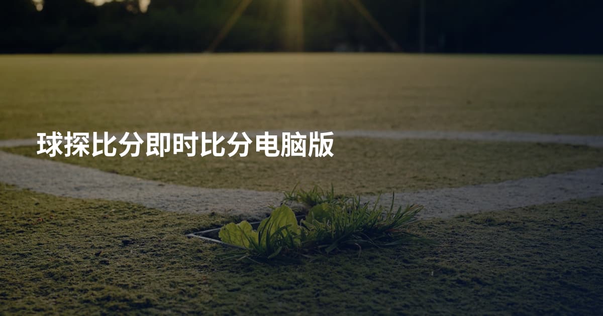 球探比分即时比分电脑版