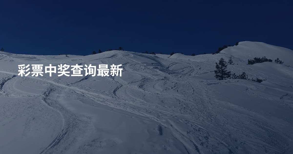 彩票中奖查询最新