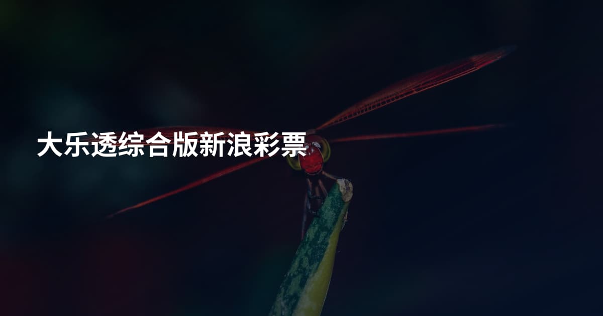 大乐透综合版新浪彩票