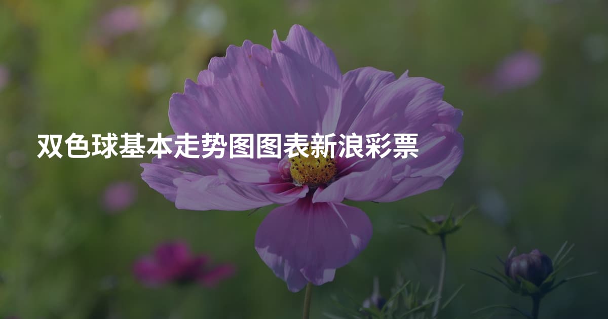 双色球基本走势图图表新浪彩票