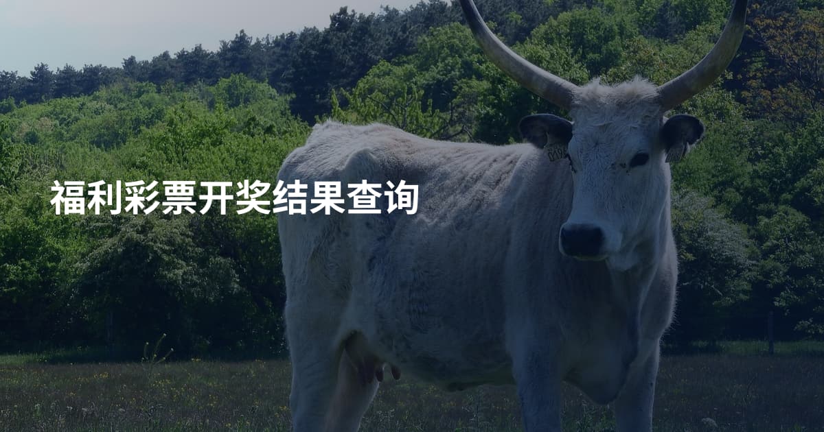 福利彩票开奖结果查询