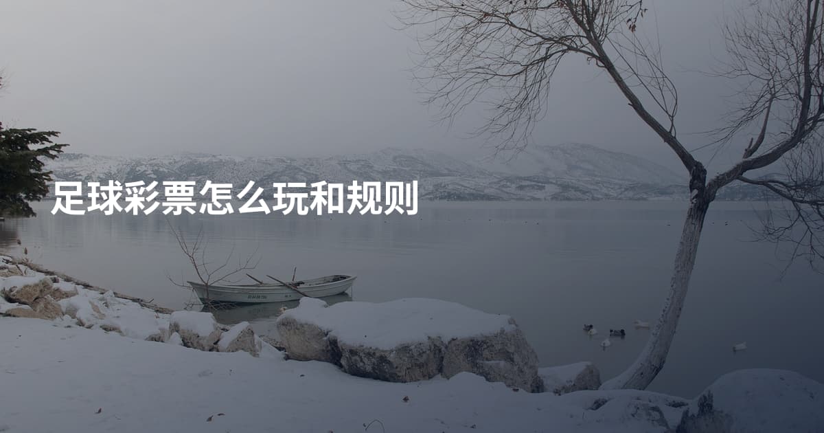 足球彩票怎么玩和规则