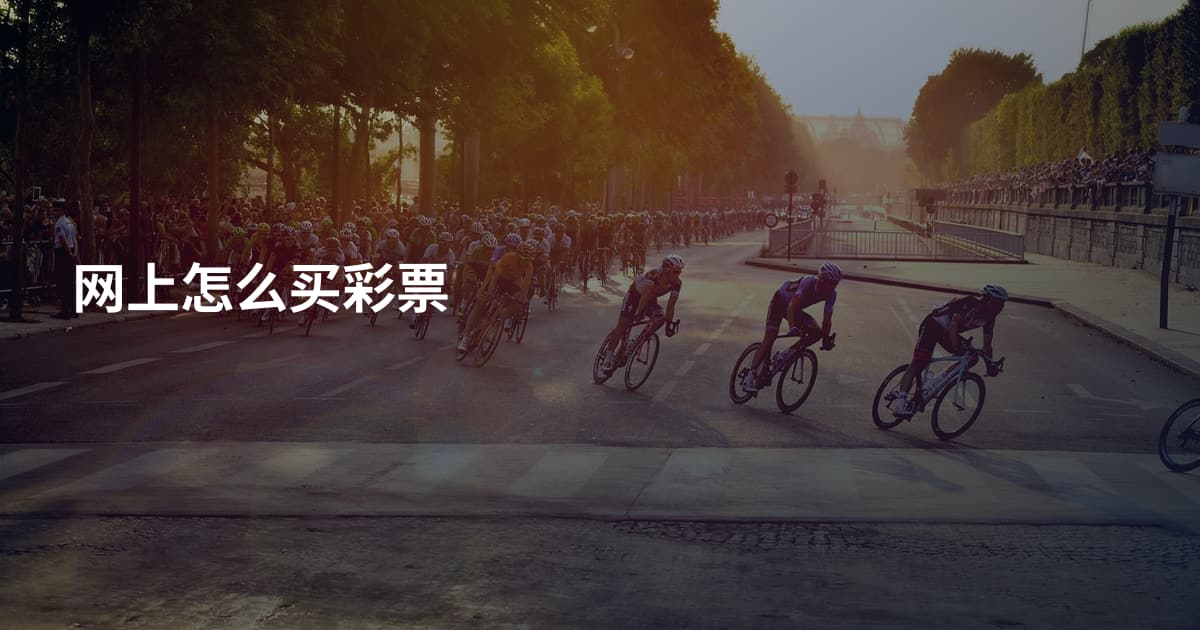 网上怎么买彩票