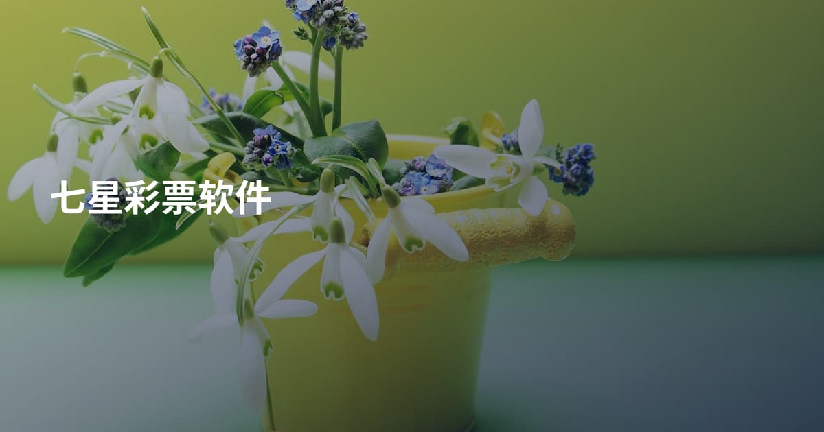 七星彩票软件