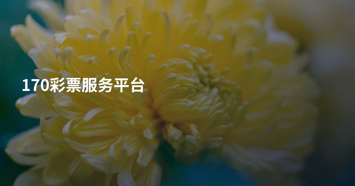 170彩票服务平台