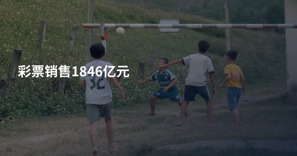 彩票销售1846亿元