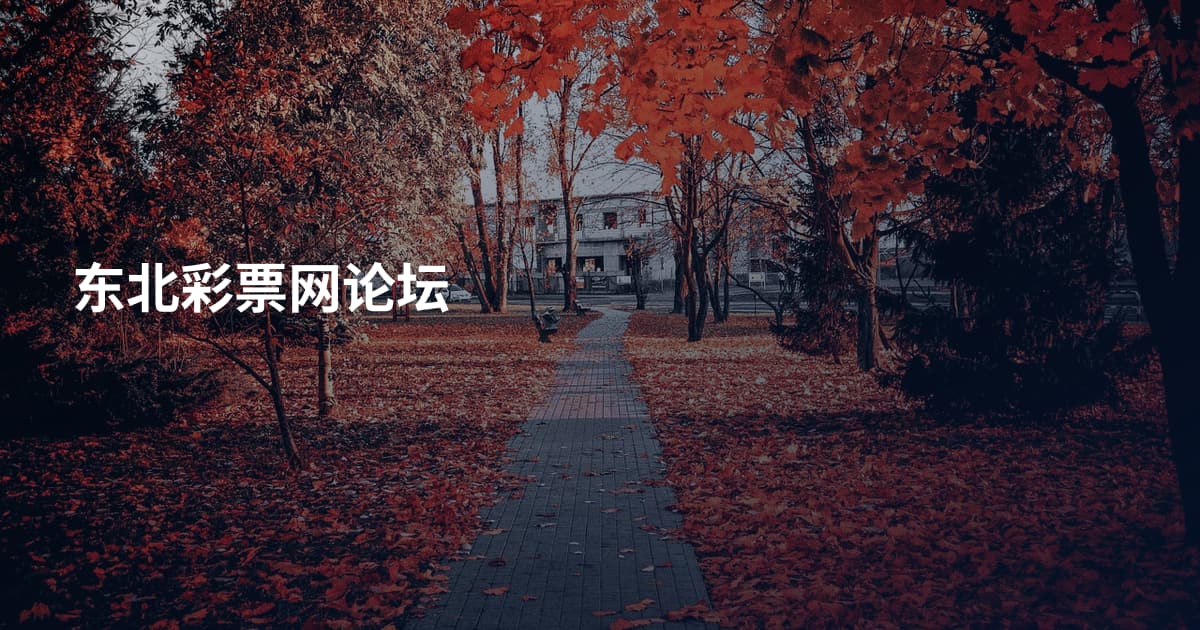 东北彩票网论坛