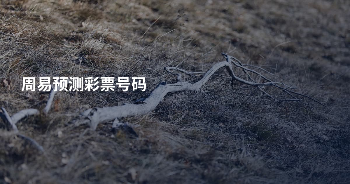 周易预测彩票号码