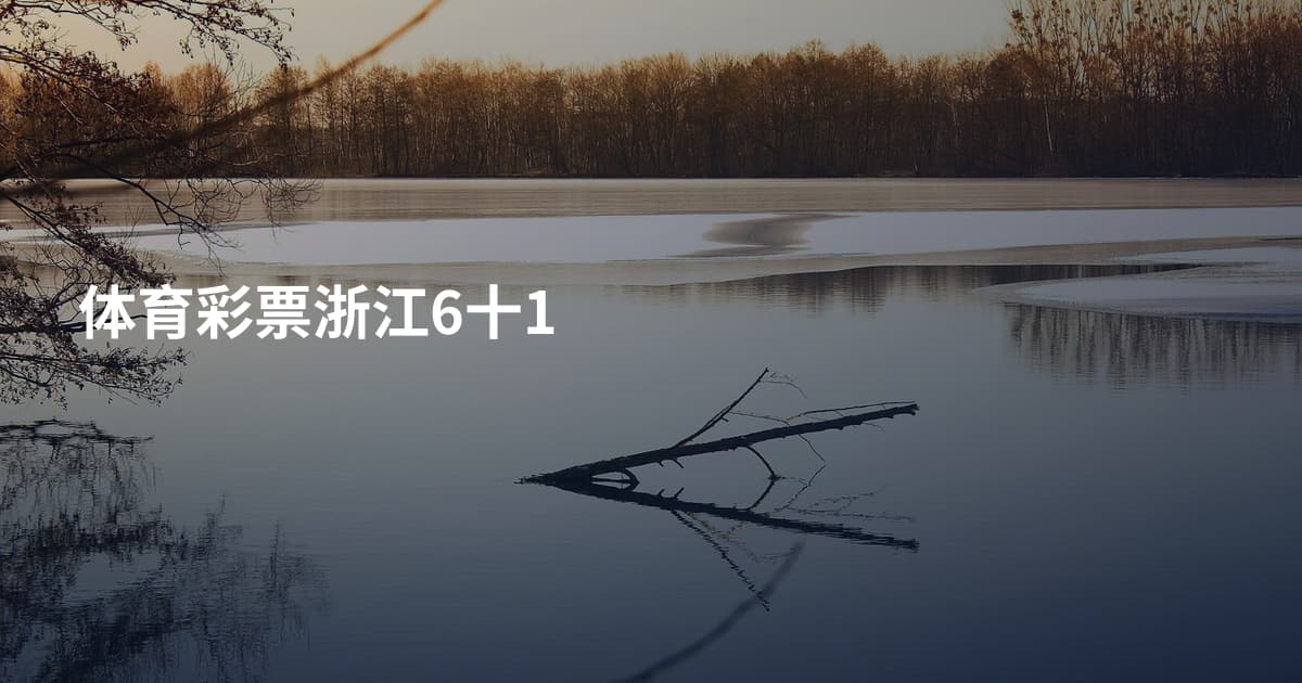 体育彩票浙江6十1
