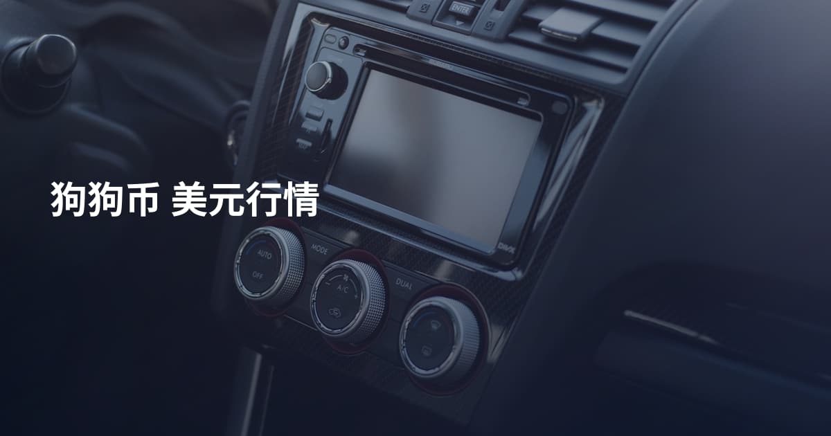 狗狗币 美元行情