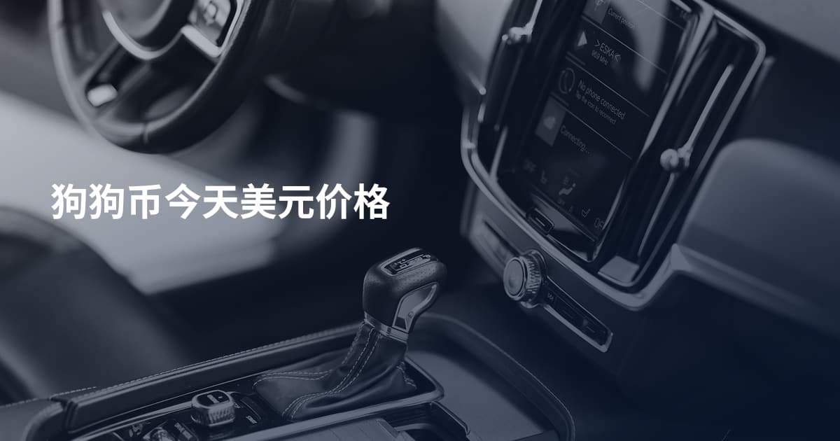 狗狗币今天美元价格