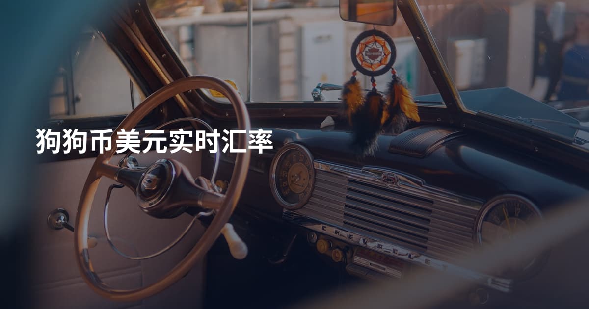 狗狗币美元实时汇率