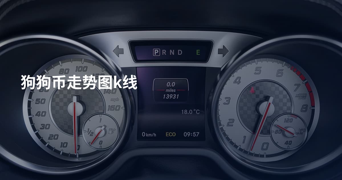 狗狗币走势图k线