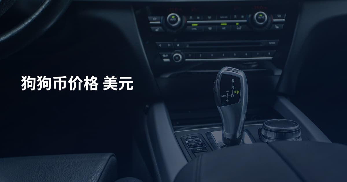 狗狗币价格 美元