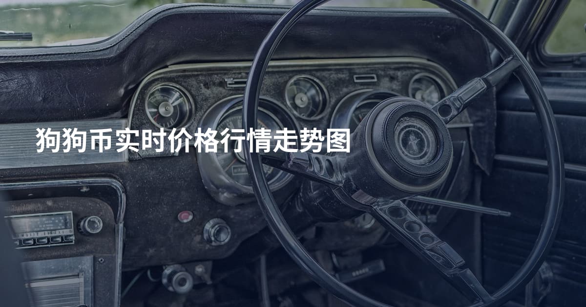 狗狗币实时价格行情走势图