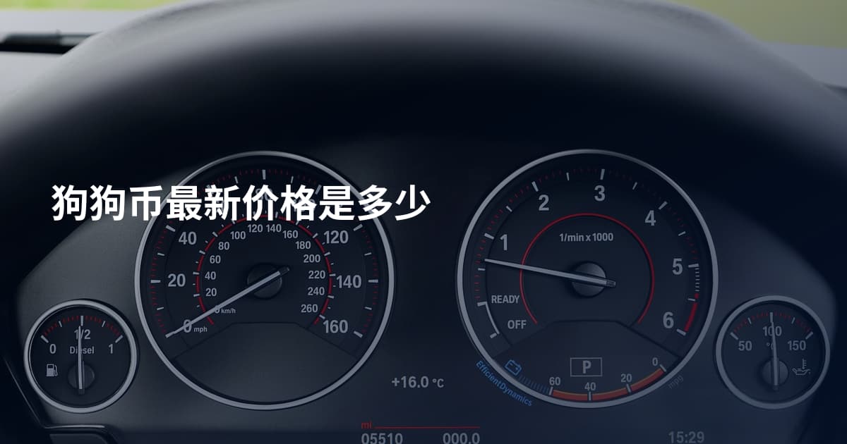 狗狗币最新价格是多少