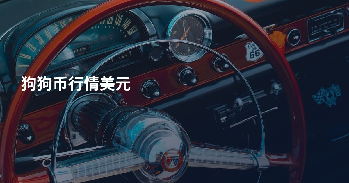 狗狗币行情美元