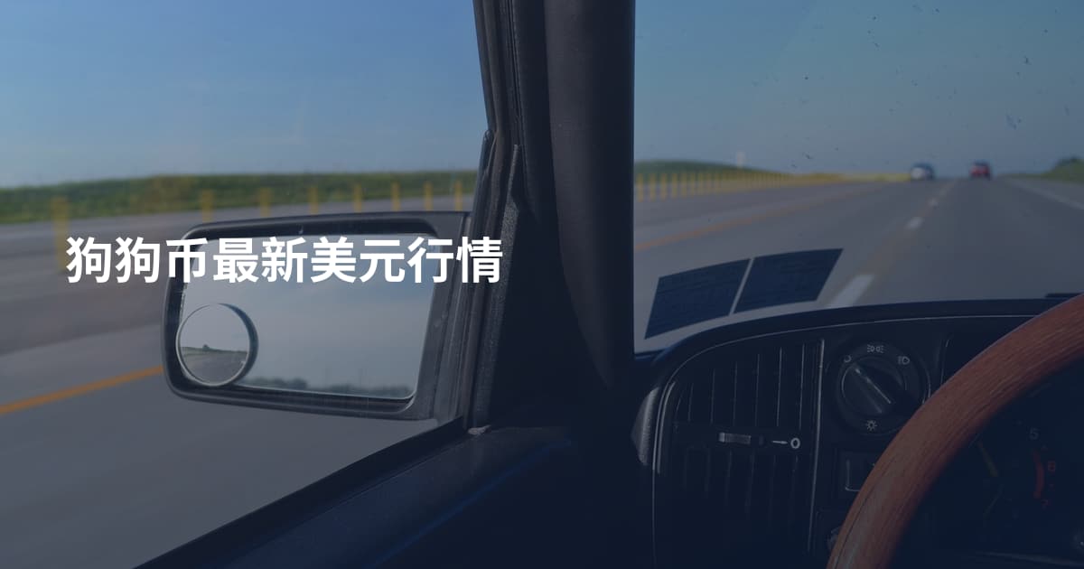 狗狗币最新美元行情