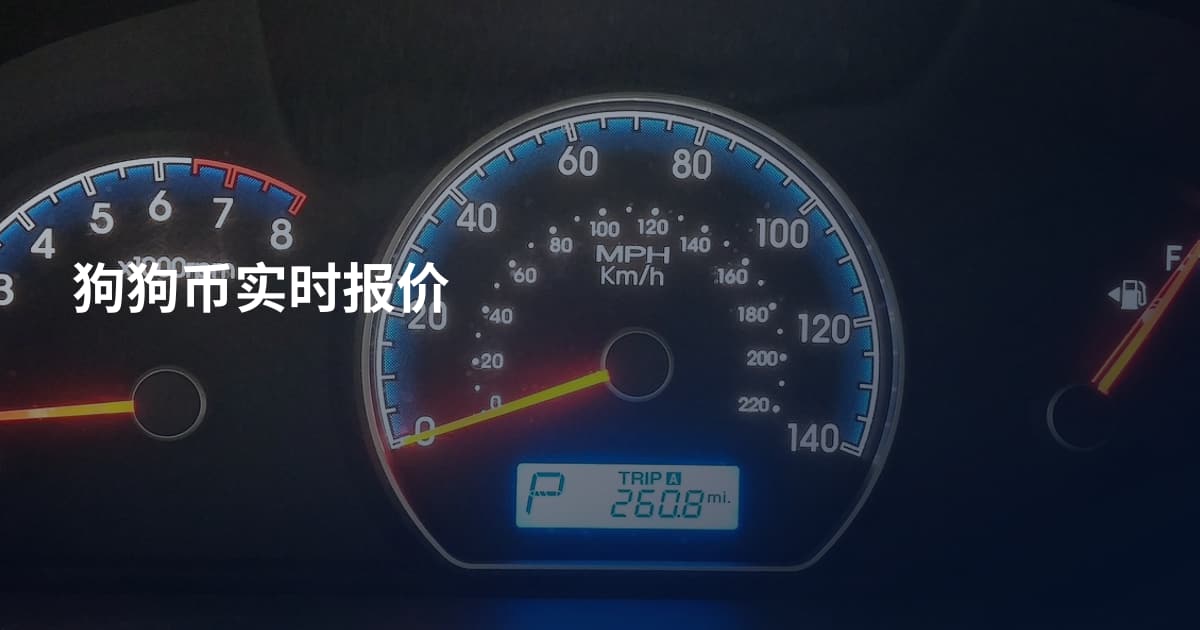 狗狗币实时报价